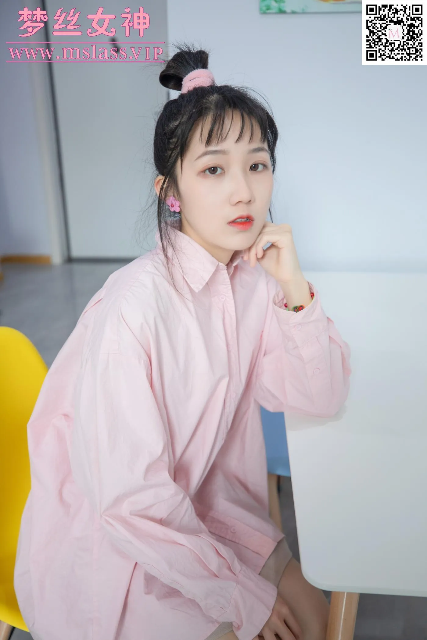 [MSLASS梦丝女神] 2020.10.22 NO.130 莹仙女 粉粉的 [66P]插图3